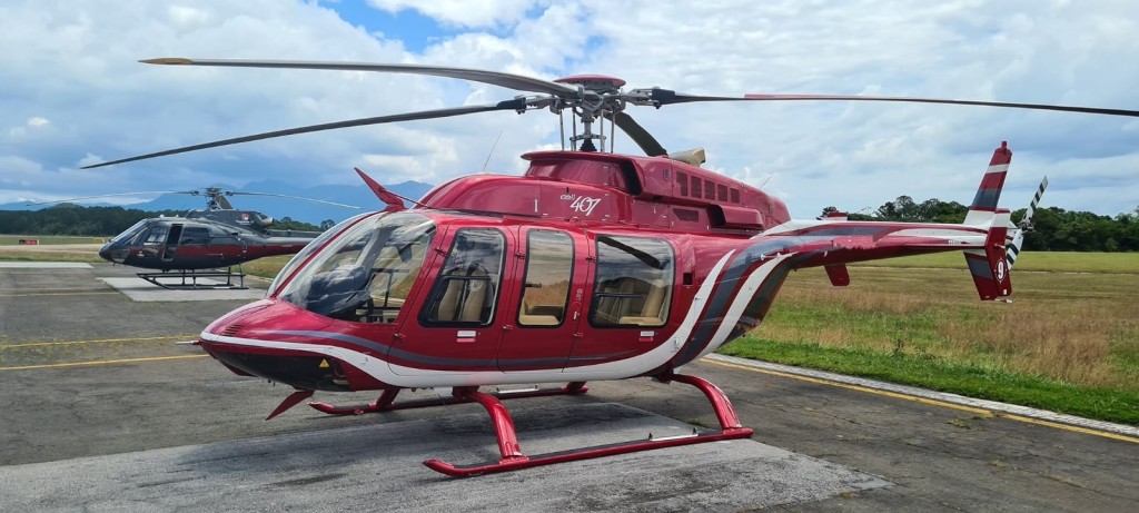 Helicóptero Joinville Fretamento Aéreo e translado Santa Catarina