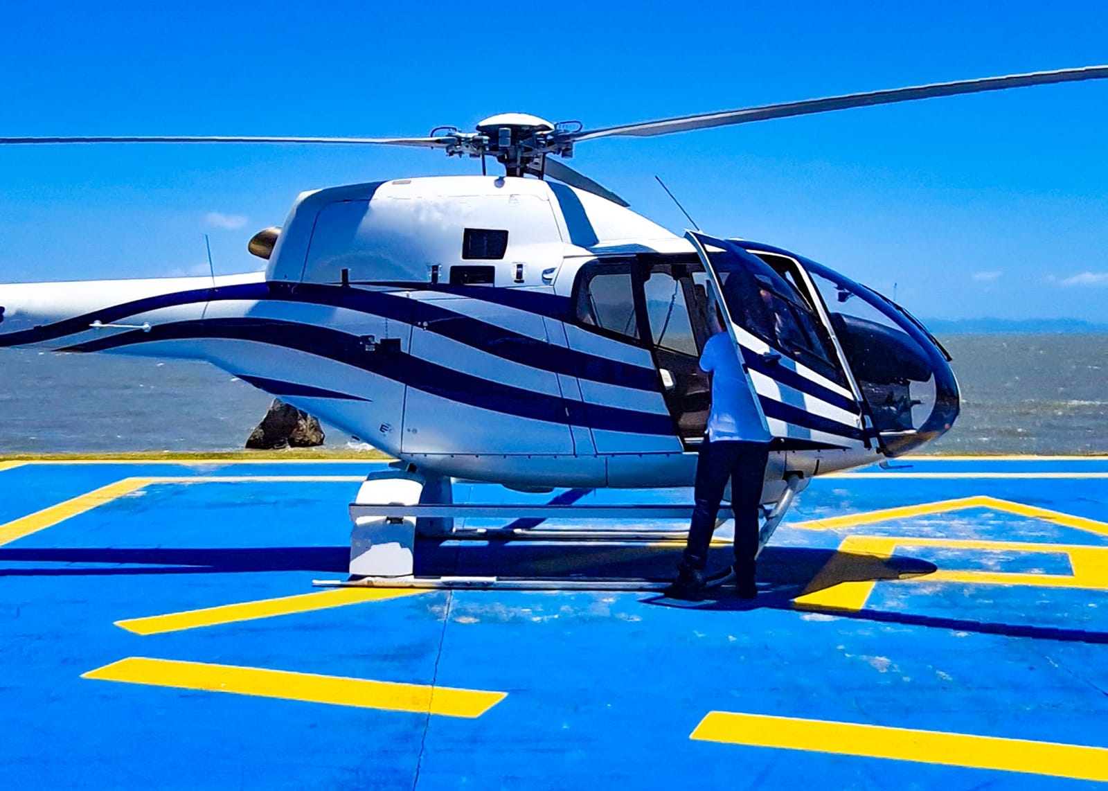 Helicóptero Praia de Jurerê Florianópolis